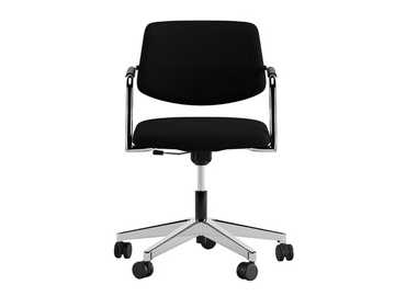 ARCADE - Height-adjustable fabric office chair with castors by Ersa - view 3