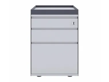 SO - Melamine office drawer unit with lock by Ersa - view 2