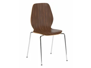 POLAR C - Wood veneer chair by Ersa - view 2