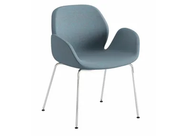 MAGNOLIA - Upholstered fabric chair with armrests by Ersa - view 2