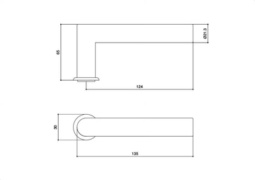 CHIARA - Polyamide door handle by Esinplast - view 3