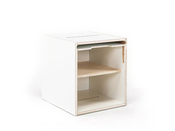 ADAKTO - Freestanding modular container in poplar by Esposit - view 2