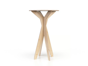 NAIF - Round wooden coffee table by Esposit - view 3