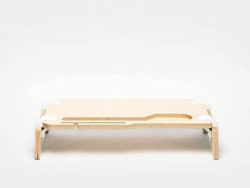 LIFTY - Table-top birch Laptop and CPU support by Esposit - view 3