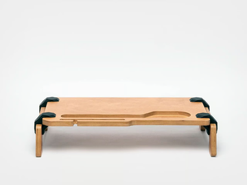 LIFTY - Table-top birch Laptop and CPU support by Esposit - view 3