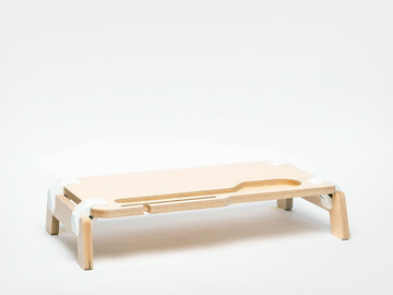LIFTY - Table-top birch Laptop and CPU support by Esposit - view 2