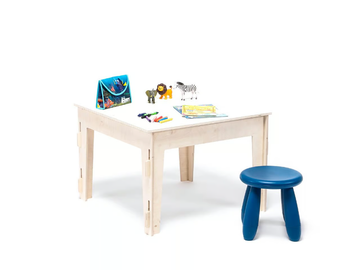 RECTANGULAR TABLE - Rectangular birch Kids table by Esposit - view 2