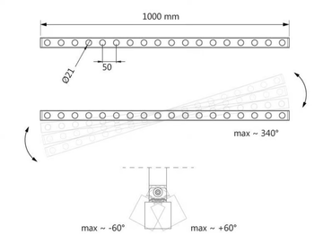 AREA TRACK - LED aluminium track-Light by Essenzialed - view 3