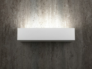 BRICK - LED plaster wall lamp by Essenzialed - view 2