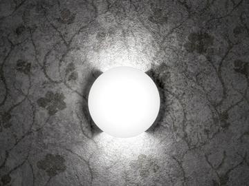 BUTTON - LED plaster wall lamp by Essenzialed - view 3