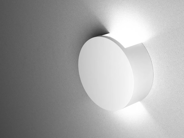 BUTTON - LED plaster wall lamp by Essenzialed - view 2