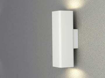 SQUADRO - LED plaster wall lamp by Essenzialed - view 2