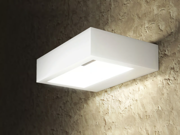 FRAME SQUARE - LED plaster wall lamp by Essenzialed - view 2
