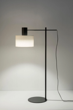 CYLS - Metal floor lamp with polyester shade by Estiluz - view 3