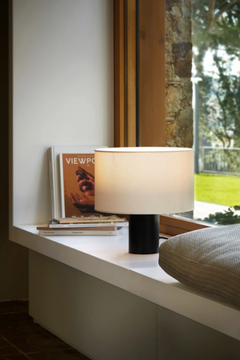 CYLS - Metal table lamp with polyester shade by Estiluz - view 3