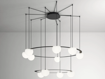 CIRC T-3815 / T-3816 - LED pendant lamp by Estiluz - view 2