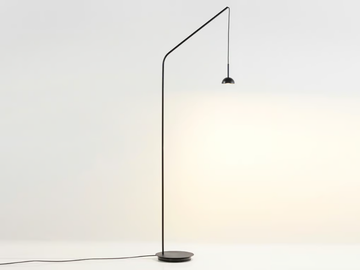 CUPOLINA - LED reading metal floor lamp by Estiluz - view 2