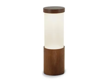 TUBINO - Rechargeable cordless LED wood and glass table lamp by Estro - view 2