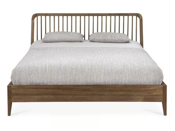 RECLAIMED TEAK SPINDLE - Teak double bed by Ethnicraft - view 2