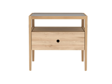SPINDLE - Rectangular oak bedside table by Ethnicraft - view 2