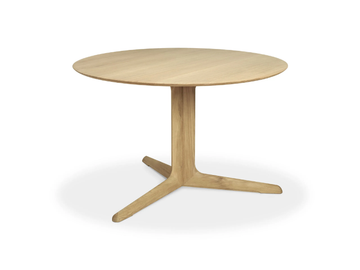 CORTO - Round oak table by Ethnicraft - view 2