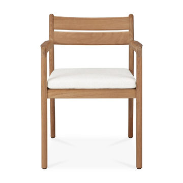 JACK - Teak garden chair with integrated cushion by Ethnicraft - view 3
