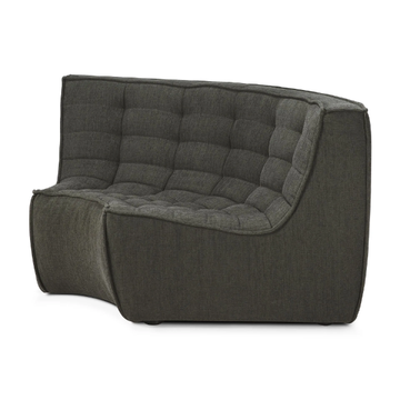 N701 - Round corner recycled fabric sofa by Ethnicraft - view 3