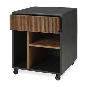 OSCAR - Teak office drawer unit with castors by Ethnicraft - view 3
