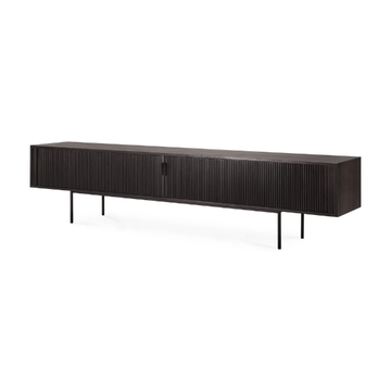 ROLLER MAX - Teak TV cabinet with sliding doors by Ethnicraft - view 3