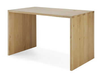 U - Oak office desk with cable management by Ethnicraft - view 3