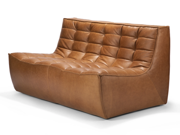 N701 - 2 seater leather sofa by Ethnicraft - view 2