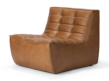 N701 - Leather armchair by Ethnicraft - view 2