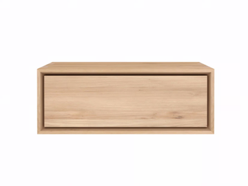 OAK NORDIC II - Wall-mounted oak bedside table by Ethnicraft - view 3
