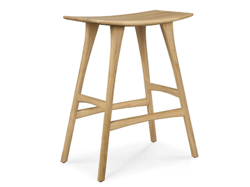 OSSO - Oak stool by Ethnicraft - view 2