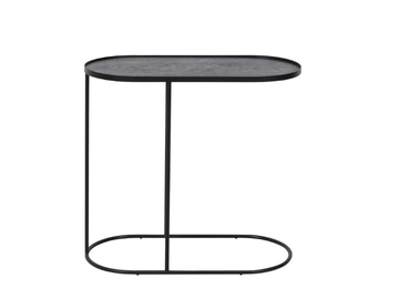 OBLONG TRAY SIDE TABLE - Oval metal side table by Ethnicraft - view 2