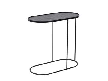 OBLONG TRAY SIDE TABLE - Oval metal side table by Ethnicraft - view 3