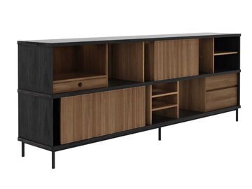 OSCAR - Teak sideboard with sliding doors by Ethnicraft - view 3