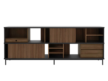 OSCAR - Teak sideboard with sliding doors by Ethnicraft - view 2