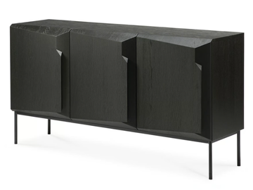 STAIRS - Oak sideboard with doors by Ethnicraft - view 3