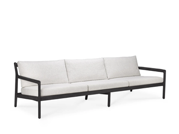 TEAK BLACK JACK - 3 seater upholstered teak garden sofa by Ethnicraft - view 2