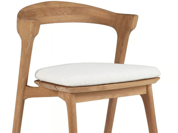 TEAK BOK - Square outdoor fabric cushion by Ethnicraft - view 2