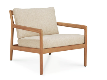 JACK - Fabric garden armchair with armrests by Ethnicraft - view 2
