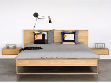 OAK NORDIC II - Oak double bed by Ethnicraft - view 2