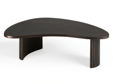 MAHOGANY BOOMERANG - Mahogany high side table by Ethnicraft - view 2