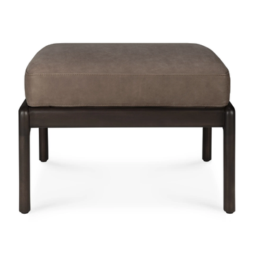 MAHOGANY JACK BROWN - Upholstered nabuk footstool by Ethnicraft - view 3