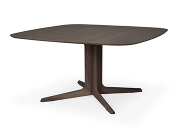CORTO - Square oak table by Ethnicraft - view 2