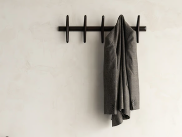 MAHOGANY PI - Wall-mounted mahogany coat rack by Ethnicraft - view 2