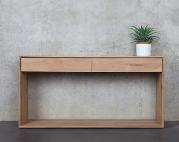 OAK NORDIC - Solid wood console table with drawers by Ethnicraft - view 3
