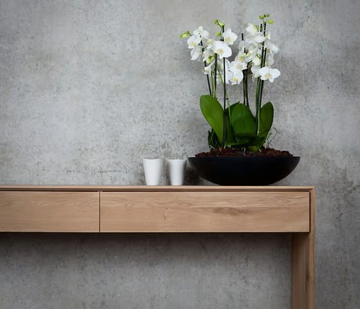 OAK NORDIC - Solid wood console table with drawers by Ethnicraft - view 3