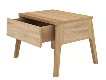 OAK AIR - Rectangular oak bedside table with drawers by Ethnicraft - view 2
